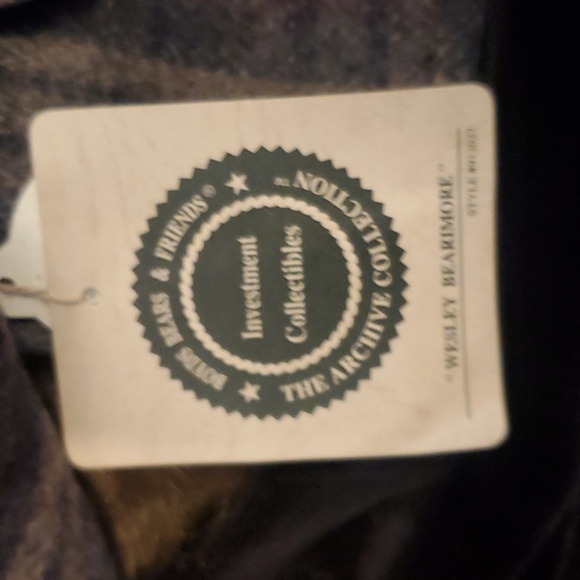 Boyds 16" Plush Mocha Bear WESLEY BEARIMORE Archive Collection Suit & Tie - Picture 3 of 9